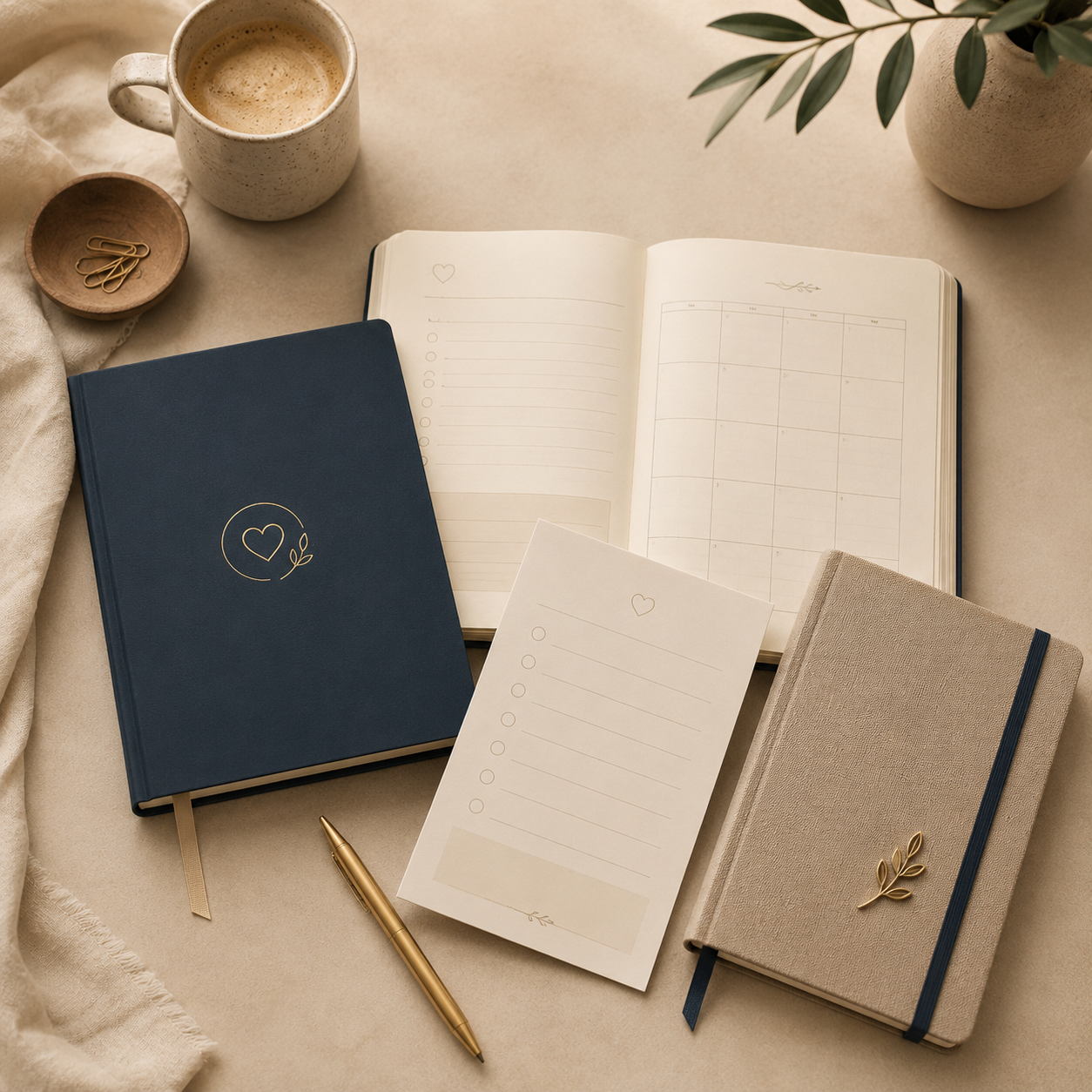 Planner, diario e strumenti pratici inclusi nel metodo